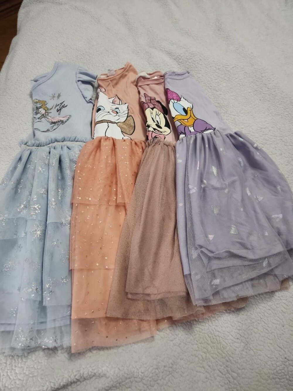 Girls Disney tulle dresses Size 3/4 & 5/6